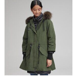 ANDREW MARC BRIXTON CRINKLE CLOTH DOWN PARKA